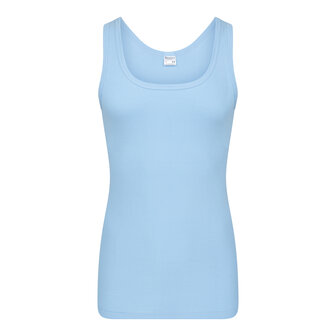 Beeren M3000 heren singlet James bleu 100% katoen.