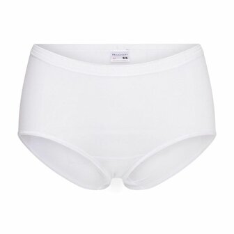 Beeren Comfort Feeling Dames Midi Slip Antoinette Wit 2-Pack (Elastisch Katoen)