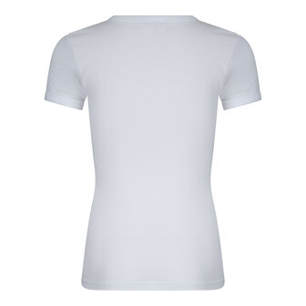 Jongens T-shirt met V-hals M3000 Wit