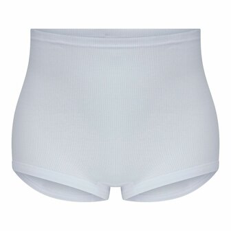 Beeren Startex Dames tailleslips 2x2 rib Wit 2-pack