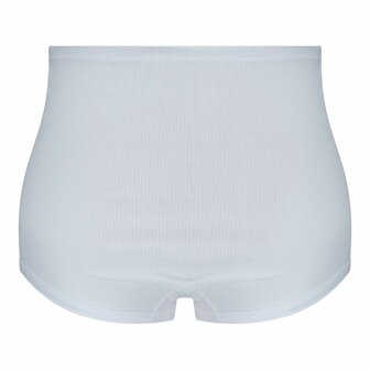 Beeren Startex Dames tailleslips 2x2 rib Wit 2-pack