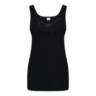 Dames hemd M3000 Viola Zwart voor