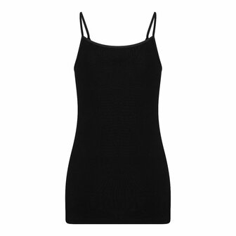 Dames spaghetti hemd M3000 Brigitte Zwart achter