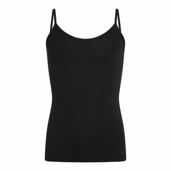 Meisjes spaghetti hemd Elegance Zwart