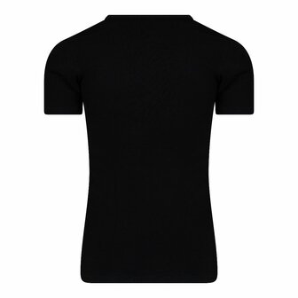 Heren T-shirt met Diepe V-hals M3000 Zwart