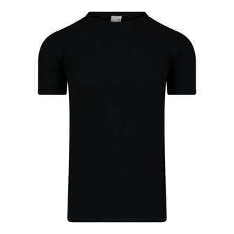 Beeren Heren T-shirt met ronde hals M3000 Zwart (Katoen)