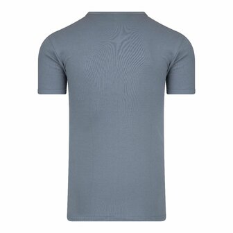 Heren T-shirt met ronde hals M3000 Staalgrijs 