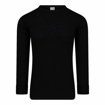 Heren T-shirt met lange mouw M3000 Zwart 
