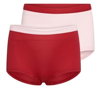 2-Pack Mix&amp;Match Meisjes boxers L.Roze/D.Rood