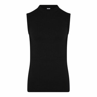 Heren mouwloos shirt Comfort Feeling Zwart