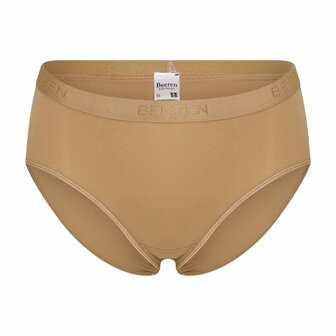 Beeren Young Dames Midi Slip Evie Beige (Microvezel) 5+1 Gratis multipack
