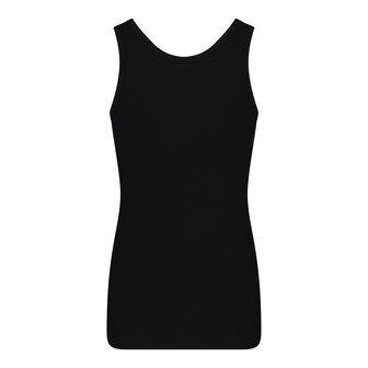 Beeren M3000 heren singlet James zwart 100 % katoen