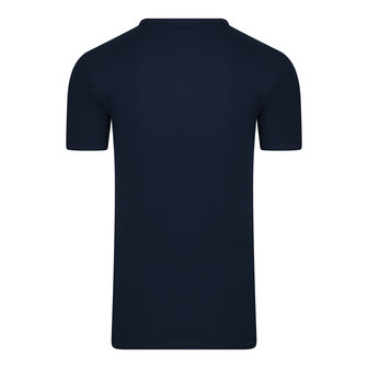 Extra lang heren T-shirt met V-hals M3000 Marine