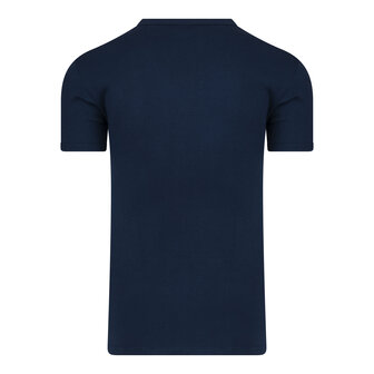Extra lang heren T-shirt met Diepe V-hals M3000 Marine