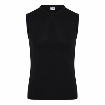 Heren mouwloos shirt Beeren Young Zwart 