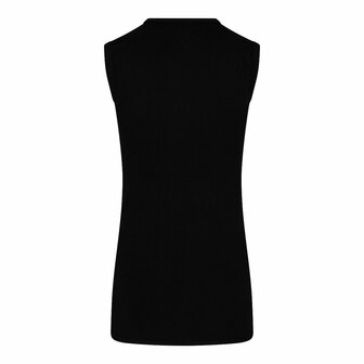 Extra lang heren mouwloos shirt M3000 Zwart 
