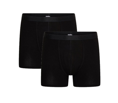 Beeren 2-Pack Dylan heren boxershorts met gulp (Comfort Feeling) Zwart (Elastisch Katoen) 14-623-007