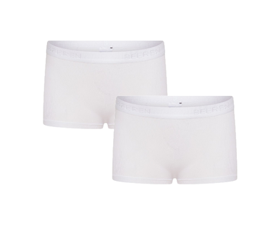 2-Pack Meisjes boxershorts Beeren Young Wit