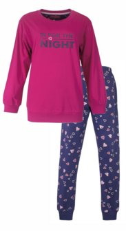 Irresistible dames pyjama Fuchsia.