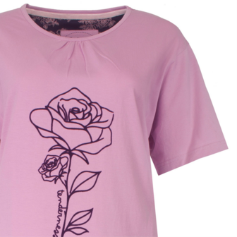 Tenderness dames shortama Lila.