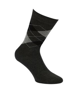 Boru Bamboe sokken met ruit dessin