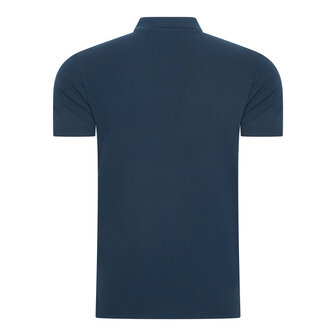 Beeren Heren Polo Izaak Pique Korte mouw Marine