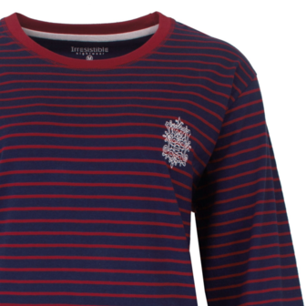 Irresistible Damespyjama &ndash; Rood/Marine