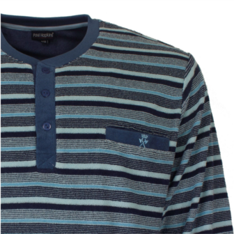 Paul Hopkins Badstof H-Pyjama &ndash; Insignia Blue