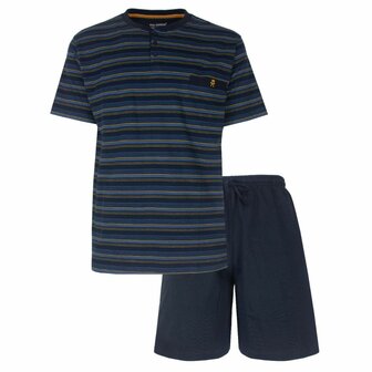  Paul Hopkins heren shortama Polosluiting donkerblauw