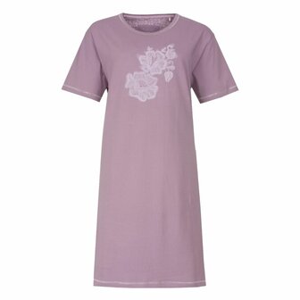 Tenderness dames nachthemd korte mouw  Lila