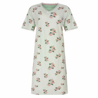 Tenderness dames nachthemd korte mouw  cameo green