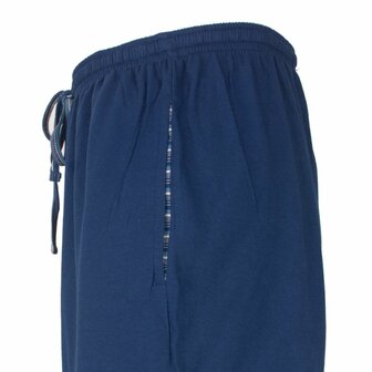 Paul hopkins katoenen Heren pyjama streep blauw