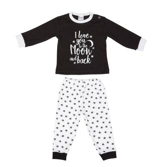 BBaby pyjama M3000 Love You Zwart