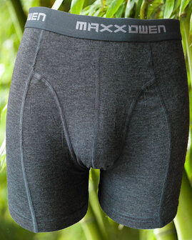  Bamboe boxershorts Maxx Owen Antraciet (3 stuks)