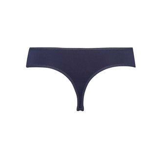 RJ Pure color dames string Donkerblauw