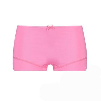 RJ Dames Short Pure Color Felroze