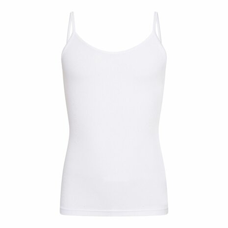 Meisjes spaghetti hemd Elegance Wit