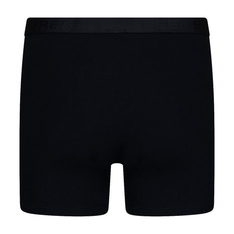 2-Pack Roger heren boxershorts Zwart (Elastisch Katoen)