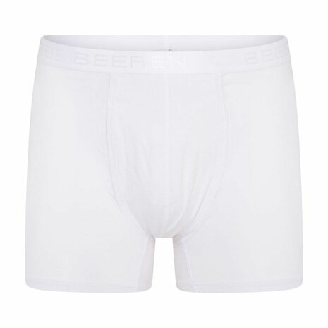 Beeren 2-Pack Dylan heren boxershorts met gulp (Comfort Feeling) Wit (Elastisch Katoen) 14-623-000