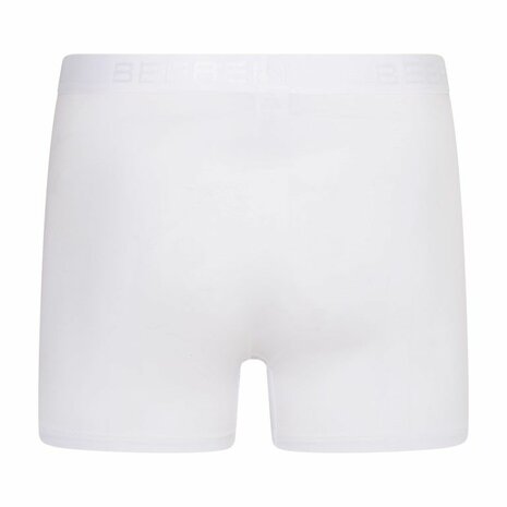 Beeren 2-Pack Dylan heren boxershorts met gulp (Comfort Feeling) Wit (Elastisch Katoen) 14-623-000