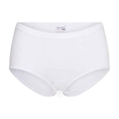 2-Pack Dames  Midi Slip  Comfort Feeling Wit (Elastisch Katoen) 01-404-000