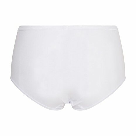 Beeren Comfort Feeling Dames Midi Slip Antoinette Wit 2-Pack (Elastisch Katoen)