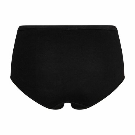 Beeren Comfort Feeling Dames Maxi Slip Marie Zwart 2-Pack (Elastisch Katoen)