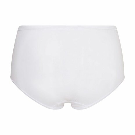 Beeren Comfort Feeling Dames Maxi Slip Marie Wit 2-Pack (Elastisch Katoen)