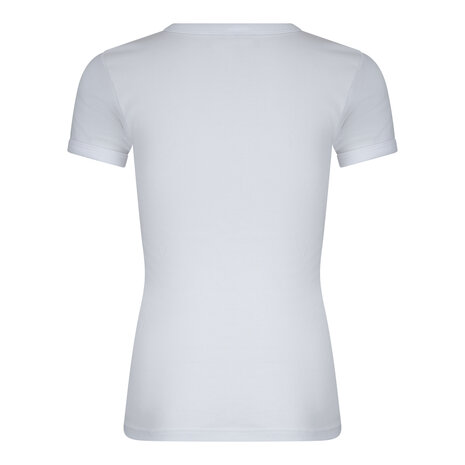 Jongens T-shirt met V-hals M3000 Wit