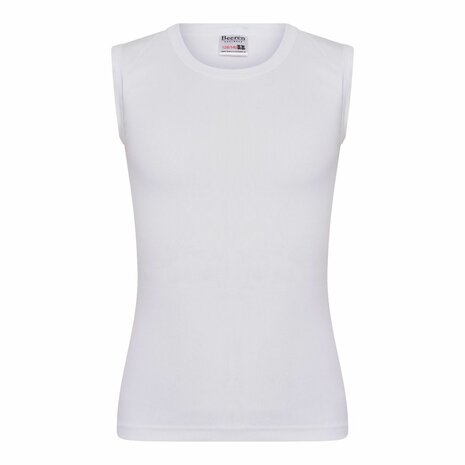 Jongens mouwloos shirt Beeren Young Wit