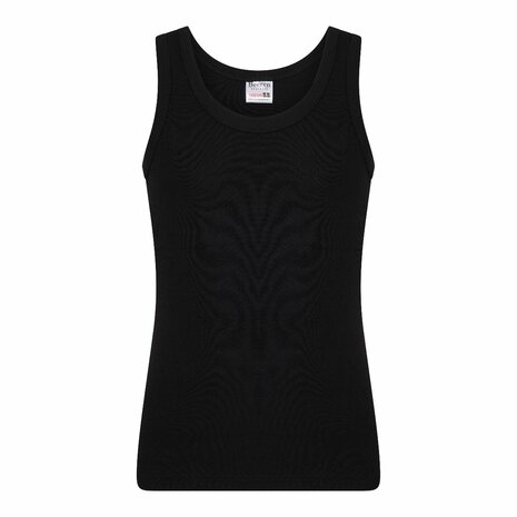 Jongens singlet Beeren Young Zwart 