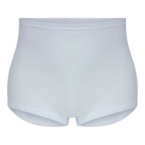 Beeren Startex Dames tailleslips 2x2 rib Wit 2-pack