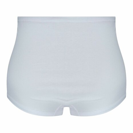 Beeren Startex Dames tailleslips 2x2 rib Wit 2-pack