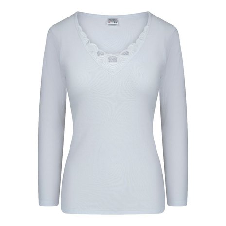 Dames onderblouse met L.M. M3000 Beatrix Wit voor